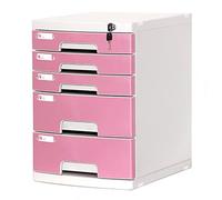 Elegante schedario verticale rosa per scrivania da ufficio, 143 x 29,5 x 39,4 cm, organizer per documenti funzionale e scatola portaoggetti per mobili da casa e ufficio