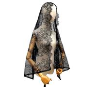 Elegante Scialle In Pizzo Per Eventi Nuziali Accessorio Tradizionale Mantiglia Sciarpa Da Sposa In Pizzo Leggero E Traspirante In Tessuto Poliestere