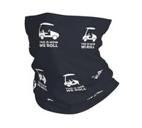Elegante Sciarpa al Collo This Is How I Roll Funny Golf Cart Ghetta da Collo Traspirante Headwrap per Sports Adulto attività