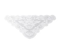 Elegante Sciarpa Da Sposa Ricamata In Tessuto Lavabile In Lavatrice Copertura Avvolgente Per La Testa Forma Triangolare Sciarpe Da Sposa In Poliestere Occasioni Formali