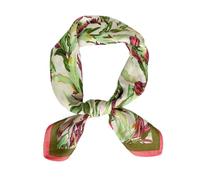 Elegante Sciarpa Per Collo Stampato Donne Lady Multifunzione Quadrata Collo Quadra Tessuto Morbido E Traspirante Carapa A Testata Avvolgente