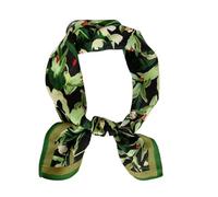 Elegante Sciarpa Per Collo Stampato Donne Lady Multifunzione Quadrata Collo Quadra Tessuto Morbido E Traspirante Carapa A Testata Avvolgente
