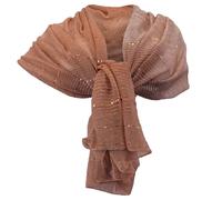 Elegante SCIARPA Plissettata Foulard Sciale, Donna Coprispalle Cerimonia Rosa