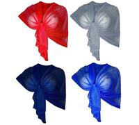 Elegante SCIARPA Scialle Glitter Brillante Foulard,da Donna Ragazza Coprispalle