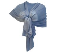 Elegante SCIARPA Seta Scialle Foulard Coprispalle Stola Cerimonia Matrimonio