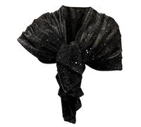 Elegante SCIARPA Stola Plissettata Luminosa Leggera Foulard Sciale Coprispalle