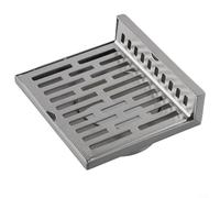 Elegante scolapiatti a forma di L in acciaio inossidabile 304, ottimizzato per l'efficienza di drenaggio dell'acqua ad angolo