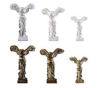 Elegante scultura della dea per la vittoria bella aggiunta al tuo arredamento (E5-181512)