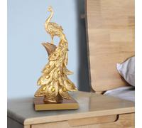 Elegante Scultura di Pavone per L'arredamento Della Casa: Aggiungi Un Tocco