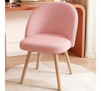 Elegante sedia girevole per trucco, sgabello senza braccioli con supporto per la schiena, elegante seduta per camera da letto e salone di bellezza, perfetta per sessioni di trucco e toelettatura