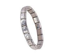 Elegante set di ciondoli di ispirazione italiana con robusti accessori in acciaio inossidabile per gioielli creativi che fanno fascino italiano, Misura unica, come descritto
