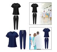 Elegante Set di Scrub Medico Da Donna - Superiore E Inferiore