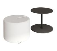 Elegante set di tavolini (2 pezzi), antracite, 43 x 47 x 43 cm, 100% rivestito in melamina, resistente ed elegante