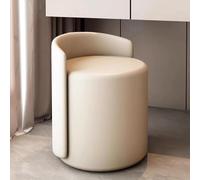 Elegante sgabello rotondo imbottito moderno - versatile arredamento d'accento per soggiorno, sala da pranzo, trucco vanità, camera da letto, cambio scarpe, pezzo di arredamento chic per la casa
