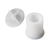 Elegante silicone artigianale a forma di casta accessorio portatile per la produzione di portacandele con design elegante decorativo