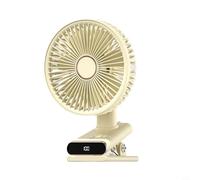 Elegante soluzione di raffreddamento da tavolo Ventilatore portatile alimentato tramite USB con impostazioni di velocità multiple ed elementi di design intuitivi (bianco)