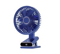 Elegante soluzione di raffreddamento da tavolo, ventilatore portatile alimentato tramite USB, con impostazioni di velocità multiple ed elementi di design intuitivi (blu)
