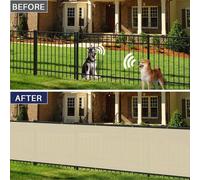 Elegante soluzione privacy beige per giardino con copertura visibilità 90%