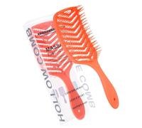 Elegante spazzola districante ventilata cava, pratica spazzola per capelli pettine per lo styling per diversi tipi di capelli e facile da usare in viaggio pettine districante e styling