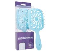 Elegante spazzola districante ventilata per uno styling rapido, adatta per uomini, donne e bambini, con pettine per capelli fini unisex