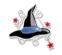 Elegante Spettro A Tema Di Halloween Distintivo Di Modo Distintivo Spettro Scopa Zucca Spilla Pin Per La Gioventù Accessori Spilla Pin, Misura unica, come descritto