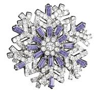 Elegante spilla 3D con fiocchi di neve che abbellisce ogni ensemble, adatta per occasioni casual e formali, Einheitsgröße, come descritto