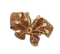 Elegante spilla a farfalla con dettaglio artistico ad ala e lega di alta qualità per una luce lussuosa e alla moda accessorio da donna, Misura unica, come descritto
