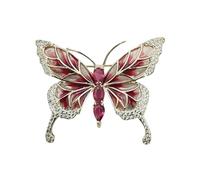 Elegante Spilla a farfalla smaltata Vintage Disegni ispirati Con Strass Per Le Donne Accessori Gioielli Regali Idee Elegante Lega Spilla, Taglia unica, come descritto