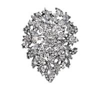 Elegante spilla a fiore unica spilla da bavero elegante gioielli scintillanti adatta per vari usi quotidiani e feste artistiche, Misura unica, come descritto