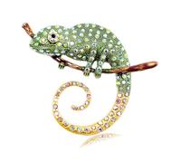 Elegante spilla a forma di animale, realizzata a mano, in lega, retrò, idea regalo per corpetto e cappotto, decorazione per donne, uomini, unisex, Misura unica, come descritto