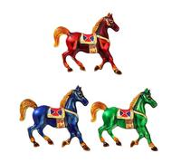 Elegante spilla a forma di cavallo, stile vintage, moderna, per 2026, per gli amanti della moda, elegante regalo, One Size, come descritto