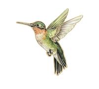 Elegante spilla a forma di colibrì per donne e ragazze, da attaccare a camicie, cappotti, borse, accessori multifunzionali, spilla in metallo, Misura unica, come descritto