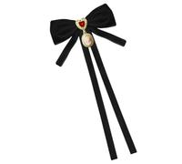Elegante spilla a forma di fiocco, elegante, in tinta unita, accessorio vintage per matrimoni romantici