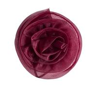 Elegante spilla a forma di fiore grande elegante spilla a forma di fiore in tinta unita adatta per matrimoni e feste, varie occasioni, decorazione fatta a mano, Misura unica, come descritto