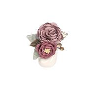 Elegante spilla a forma di fiore in tessuto, forcina for capelli a doppio scopo, decorazione for maglioni, accessori for le donne(Beanpaste)