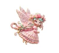 Elegante spilla a forma di fiore per donna, elegante, in cristallo, per vestiti, zaini, accessori per abbigliamento, gioielli fantasia, Misura unica, come descritto