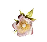 Elegante spilla a forma di fiore resistente all'usura in lega leggera per uso quotidiano Riunioni speciali Spilla a forma di fiore, Misura unica, come descritto