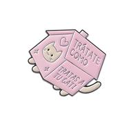 Elegante spilla a forma di gatto con occhiali da sole disegna elegante lega metallica accessorio distintivo per abiti casual gioielli animali alla moda regalo, Misura unica, come descritto