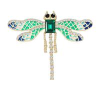Elegante spilla a forma di libellula, gioiello unico alla moda per l'uso quotidiano e accessori per feste Spilla a forma di libellula, One Size, come descritto