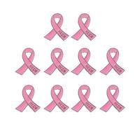 Elegante spilla a forma di nastro con lettera della speranza, in lega, con chiusura sicura, accessorio per l'uso quotidiano o come regalo, elegante spilla a forma di nastro in lega, Misura unica, come