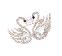 Elegante spilla a forma di piccolo uccello con strass Unico Pin Unisex Pin Struttura in lega Adatto per abiti alla moda Spilla elegante per abbigliamento, Misura unica, come descritto