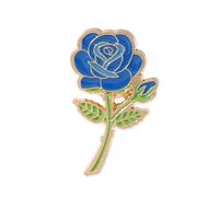 Elegante spilla a forma di rosa, accessorio elegante floreale per abiti da sposa e regali di compleanno, Acciaio inossidabile