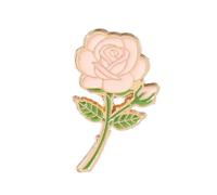 Elegante spilla a forma di rosa, accessorio elegante floreale per abiti da sposa e regali di compleanno, Acciaio inossidabile