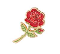 Elegante spilla a forma di rosa, accessorio floreale elegante per abiti da sposa e regali di compleanno a forma di fiore, Misura unica, come descritto