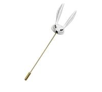 Elegante spilla a forma in ceramica con placcatura in oro Accessorio unico per spilla con per abiti casual e formali Accessorio regalabile