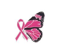 Elegante spilla a nastro per la sensibilizzazione sul cancro al seno per maglione spilla per donne e ragazze accessori per la decorazione di vestiti di beneficenza spilla per eventi di beneficenza