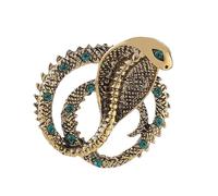 Elegante spilla a serpente con strass elegante serpente di animali spilla da sposa per donne decorazione costume