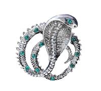 Elegante spilla a serpente con strass elegante serpente di animali spilla da sposa per donne decorazione costume