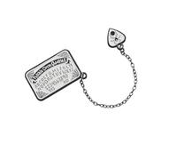 Elegante spilla artigianale in lega per coloro che apprezzano il fascino sottile ed elegante nei loro accessori spilla da donna