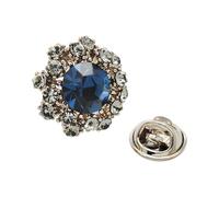 Elegante spilla con strass per feste serali, chiusura sicura, design leggero, accessorio versatile ispirato ai diamanti, Misura unica, come descritto